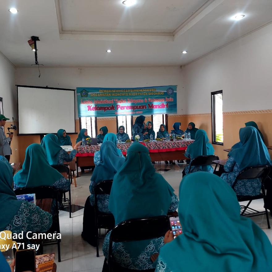 Lomba Administrasi 10 Pokok Program PKK Tingkat Kabupaten Sidoarjo